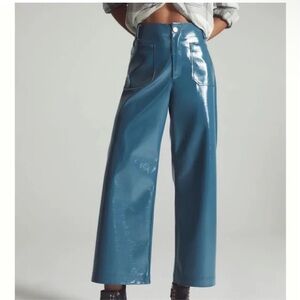 Anthropologie Pleather Pants